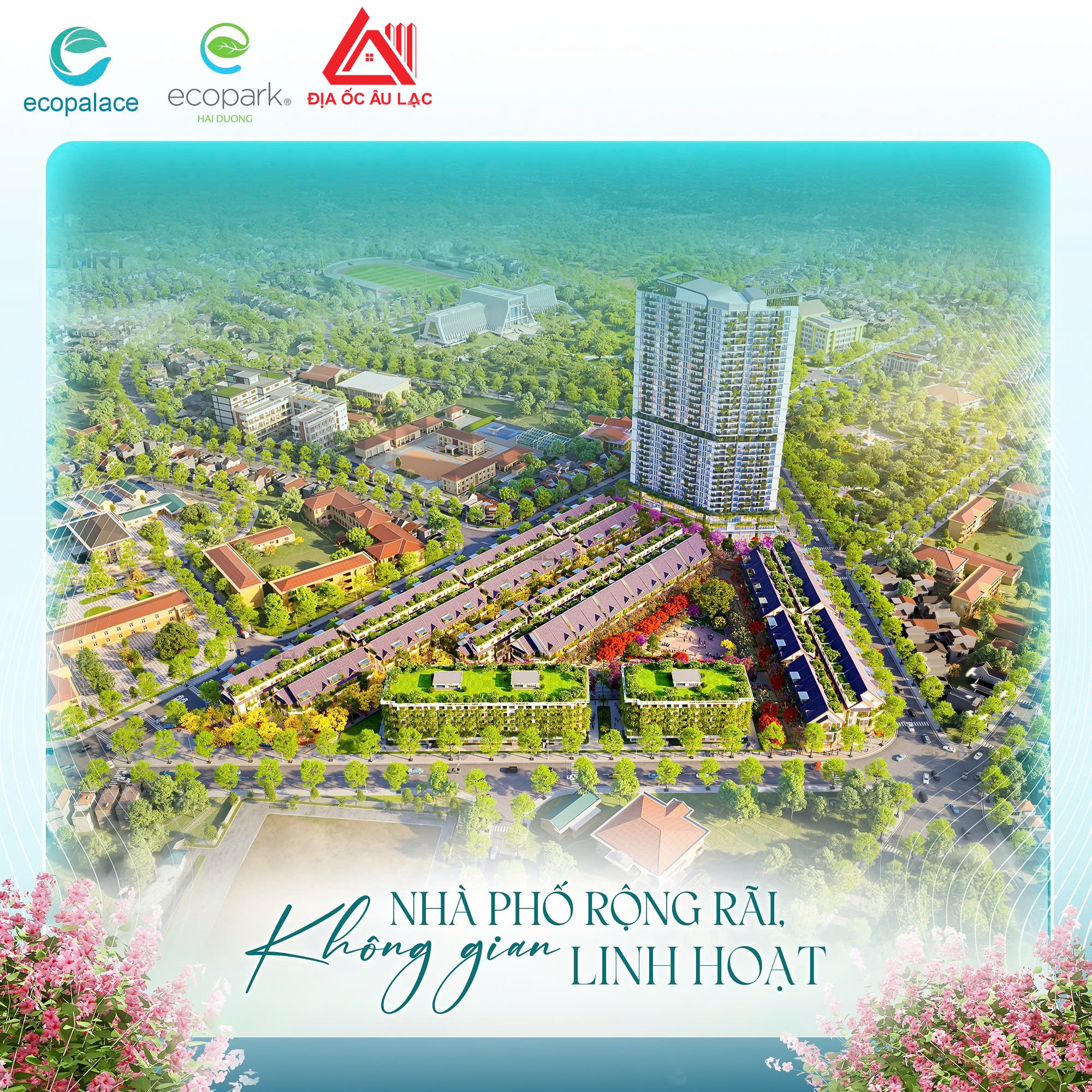 Hình ảnh liên quan đến Ecopalace Đắk Lắk – Nhà phố đa năng, khai thác linh hoạt, đầu tư sinh lời